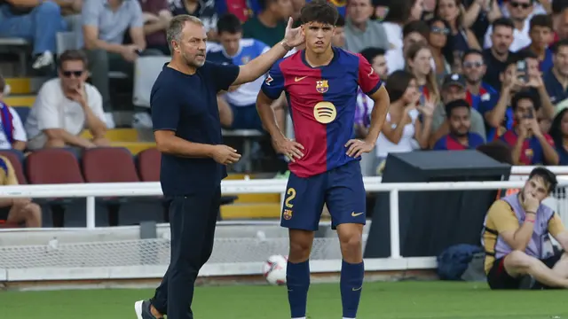 FOTO Pelatih Barcelona, Hansi Flick