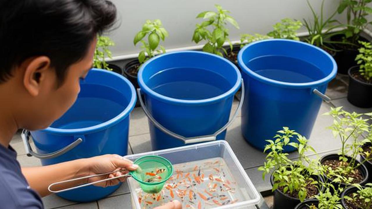 7 Cara Mudah Bikin Aquaponik di Rumah Pakai Ember untuk Pemula