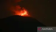 Gunung Ile Lewotolok Erupsi 2 Kali Pagi Ini, Terdengar Dentuman