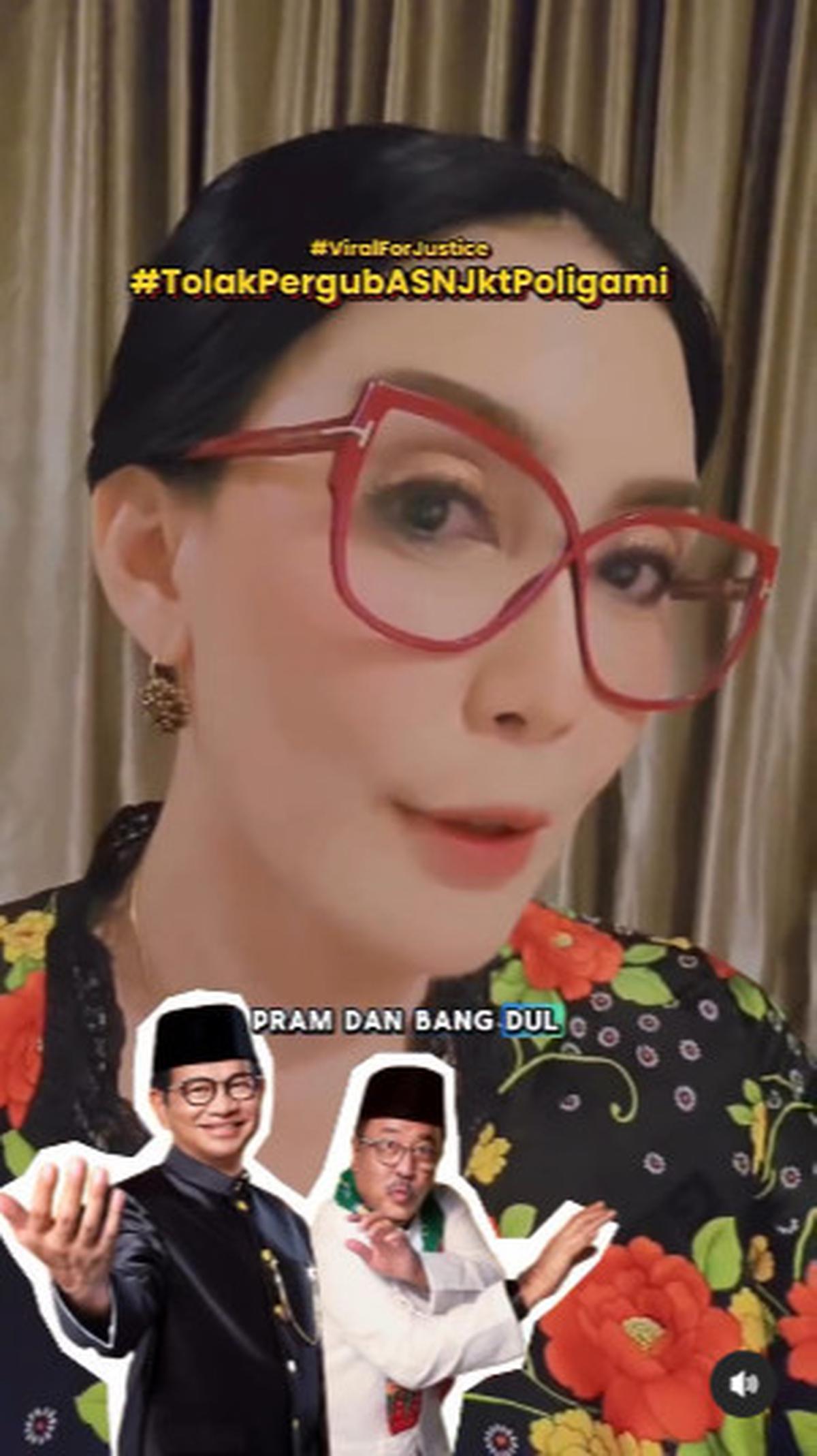 Rieke 'Oneng' Semprot Pj Gubernur Jakarta soal ASN Boleh Poligami 'Cabut Aturan Itu, Emang Enggak Ada Urusan Lain'