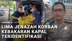 Lima Jenazah Korban Kebakaran Kapal Teridentifikasi