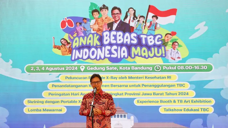 Menteri Kesehatan Republik Indonesia (Menkes RI) Budi Gunadi Sadikin menargetkan pada tahun 2024 bisa menemukan 900 ribu kasus tuberkulosis atau TBC.