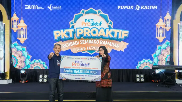 Kartini merupakan salah satu dari ribuan warga kurang mampu di Kota Bontang, yang tahun ini mendapat bingkisan sembako Ramadan 1445 H dari Pupuk Kaltim