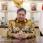 Airlangga Hartarto menyampaikan Pidato Resmi Pengunduran Diri sebagai Ketua Umum Partai Golkar. (Istimewa)