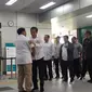 Jokowi-Prabowo bertemu di Stasiun MRT Lebak Bulus, Sabtu (13/7/2019). (Liputan6.com/Lizsa Egeham)