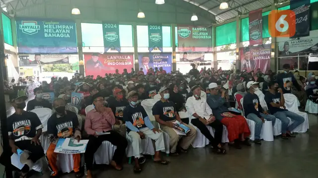 Ratusan Nelayan Muncar Banyuwangi deklarasikan dukung AA LaNyalla Mahmud Mattalitti  Maju Jadi calon Presiden pada Pemilu 2024 akan datang (Hermawan Arifianto/Liputan6.com)