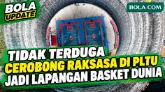 Tak Terduga! Cerobong Raksasa di PLTU Negara ini Diubah Jadi Lapangan Basket Berstandar Dunia