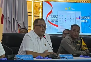 Direktur Siber Polda Metro Jaya, Kombes Roberto Gomgom Manorang Pasaribu (Foto: Radityo/Liputan6.com)