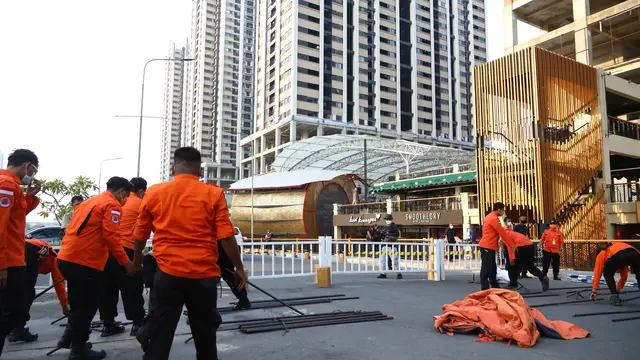 Meikarta bekerjasama dengan BPBD Kabupaten Bekasi mengadakan pelatihan simulasi bencana. (Dok Meikarta)