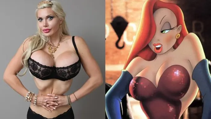 Demi Mirip Tokoh Kartun, Model Ini Rela Angkat 6 Tulang Rusuknya