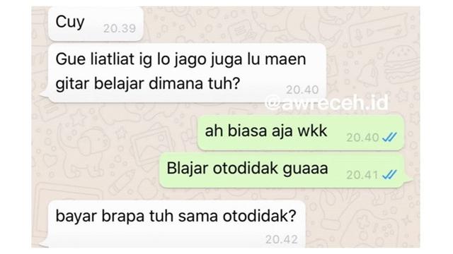 Chat Lucu Basa Basi Doang Ini Bikin Ketawa Ngakak