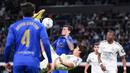 Gonzalo Garcia membuka keunggulan Madrid menjelang turun minum lewat aksi pada menit ke-44. (AP Photo/Manu Fernandez)