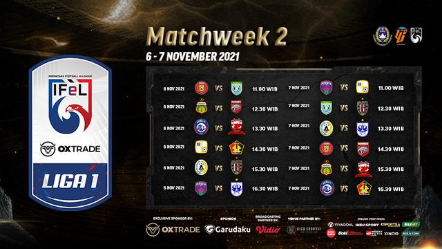 Jadwal dan Live Streaming Ajang Kompetisi IFeL 2021 Matchweek 2 di Vidio Pekan Ini