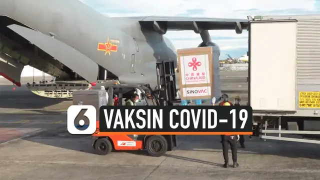 VIDEO: Vaksin Covid-19 Sumbangan China Tiba di Filipina
