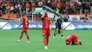 Hal itu membuat Rizky Ridho dkk harus berjarak tiga poin dari pimpinan klasemen BRI Super League, Persib Bandung yang belum memainkan laga pekan ke-24 mereka. (Bola.com/M Iqbal Ichsan)