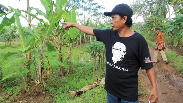 Karsiman, korban sekaligus saksi yang terusir dan terampas tanahnya lantaran dituduh PKI. (Liputan6.com/Muhamad Ridlo)