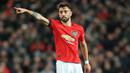 1. Bruno Fernandes - Manchester United mendatangkan Bruno Fernandes dari Sporting CP dengan transfer 60 juta euro. Selama membela Sporting, Bruno Fernandes telah mencetak 63 gol dan 52 assist dari 137 pertandingan di semua kompetisi. (AFP/Lindsey Parnaby)