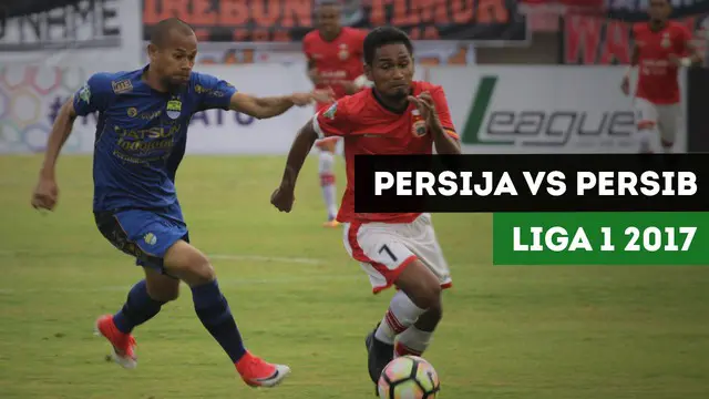 Berita video highlights Liga 1 2017, Persija Jakarta Vs Persib Bandung, Jumat (3/11/2017) di Stadion Manahan, Solo. (Sumber: TvOne)