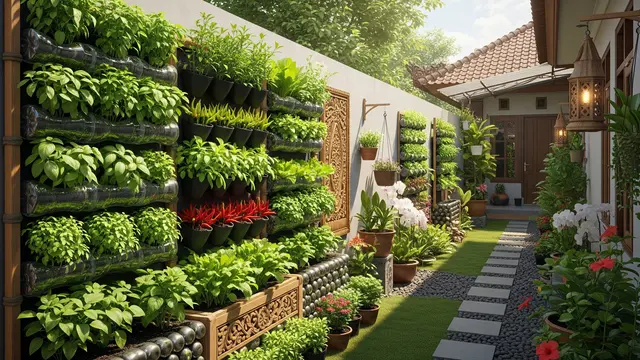 Cara Menata Pekarangan agar Menjadi Sumber Pangan Sekaligus Mempercantik Rumah/AI Generated