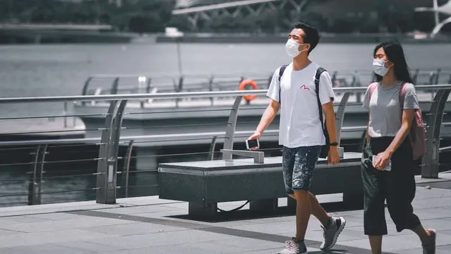 Ilustrasi pakai masker