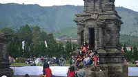 Kompleks Candi Arjuna, Dieng, Banjarnegara, Jawa Tengah. (Foto: Liputan6.com/Muhamad Ridlo)