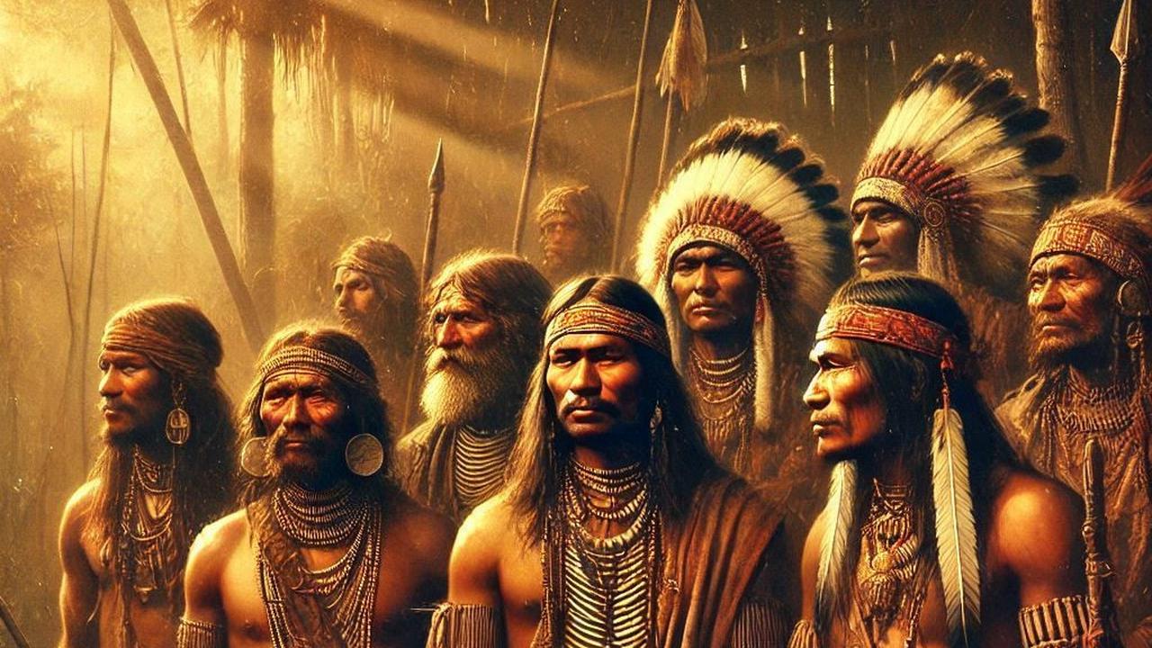 Ilustrasi Suku Indian