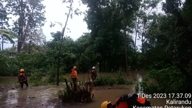 Balita di Pemalang yang sebelumnya dilaporkan hilang ditemukan tewas tenggelam di sungai Jamuran. (Foto: Liputan6.com/Humas Polres Pemalang)