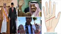 Garis tangan yang dimiliki Jokowi dan Raja Salman konon memiliki sejumlah makna yang mengejutkan