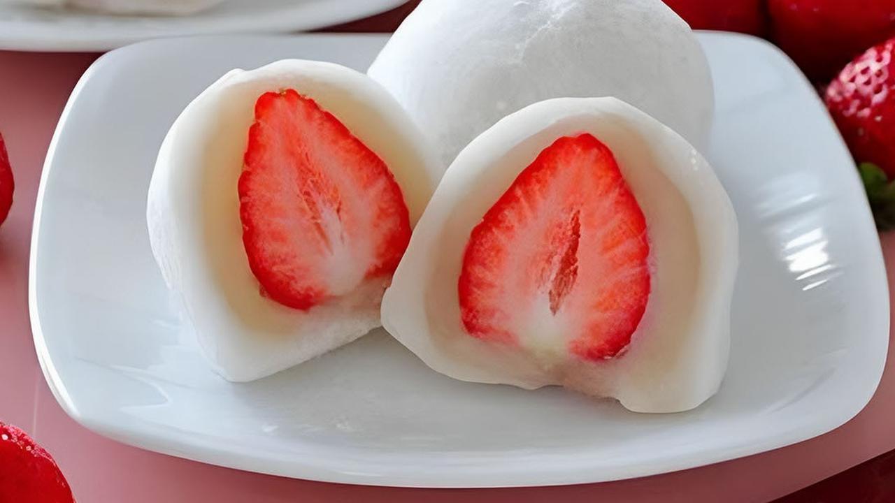 Resep Membuat Mochi Strawberry
