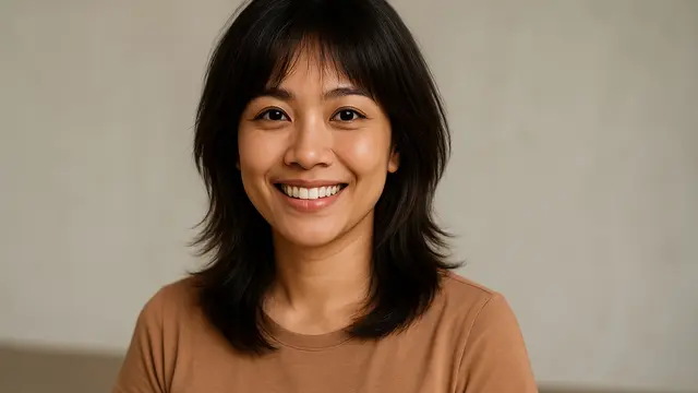 Model Rambut Shaggy Layer Ibu-Ibu 2025 Agar Terlihat Natural Muda/Ilustrasi AI