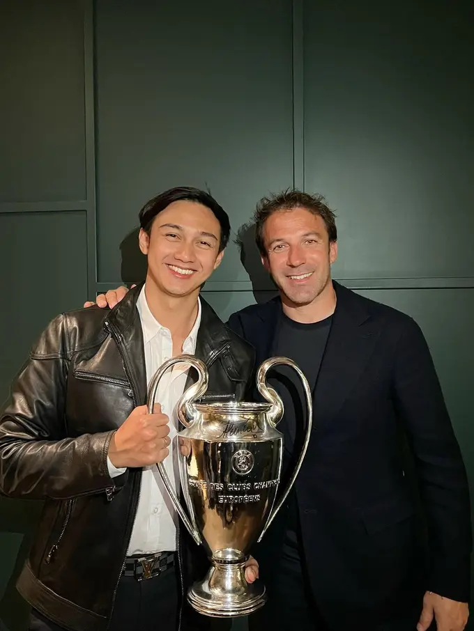 Immanuel Caesar Hito bertemu Alessandro Del Piero (Foto: Instagram/hitocaesar)
