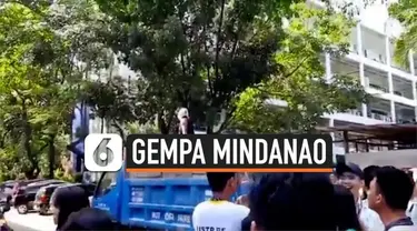 Gempa magnitudo 6,6 mengguncang Mindanao, Filipina Selatan. Dua minggu lalu di kawasan yang sama juga terjadi gempa dengan magnitudo 6,4.