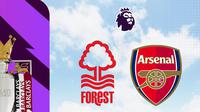 Liga Inggris - Nottingham Forest vs Arsenal (Bola.com/Adreanus Titus)