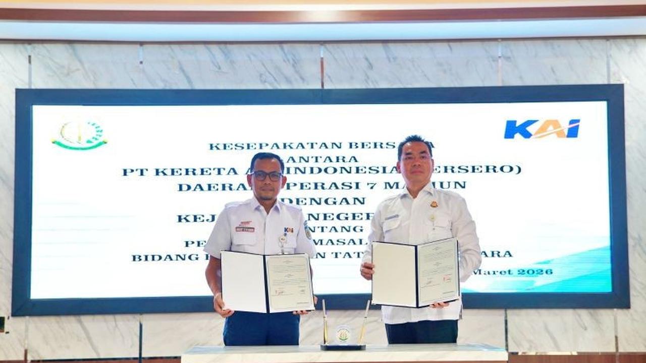 KAI Daop 7 Madiun dan Kejaksaan Blitar Jalin MoU Penanganan Hukum Perdata