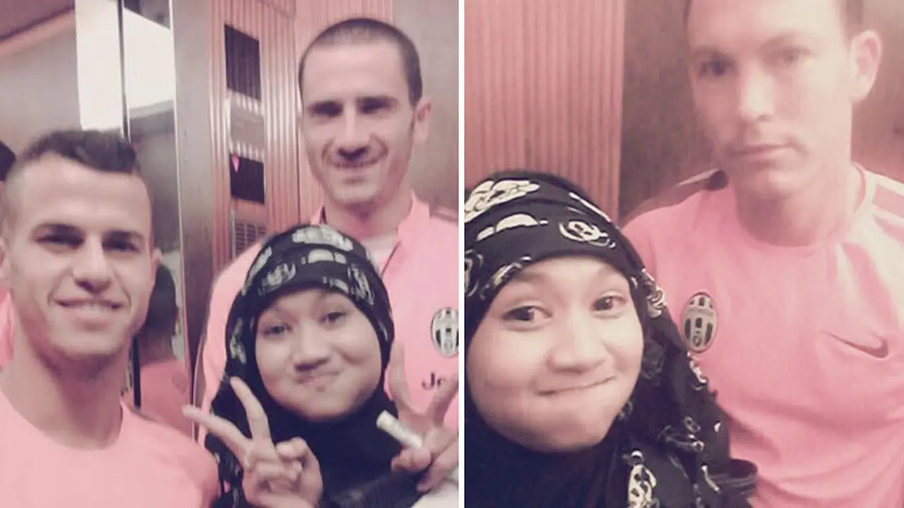 Foto Selfie Fans Juventus