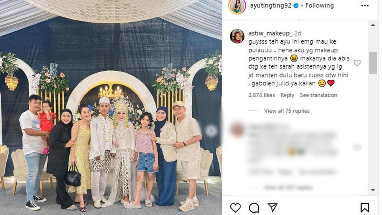 Tak Hanya Ayu Ting Ting, Begini Penampilan Keluarganya yang Juga Ikut Disorot Saat Hadir ke Pernikahan Asisten