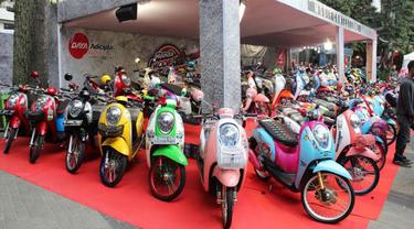 Ratusan Motor Modif Ramaikan Honda Modif Contest Bandung