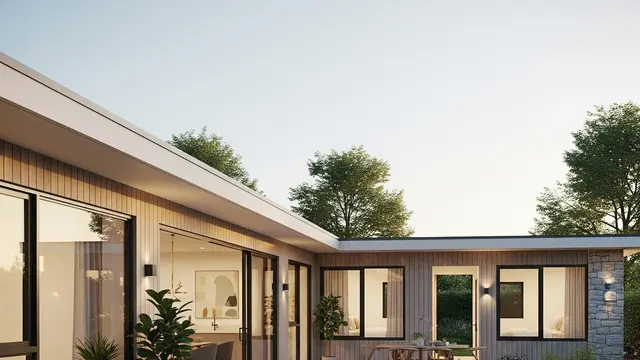 Desain Rumah Kecil 3 Kamar dengan Taman Belakang