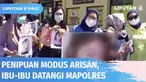 Puluhan emak-emak sambangi Mapolres Rembang untuk melaporkan kasus dugaan penipuan berkedok arisan bodong. Akibat dugaan penipuan, para korban kehilangan uang mereka yang nilainya ditaksir mencapai Rp 2 miliar.