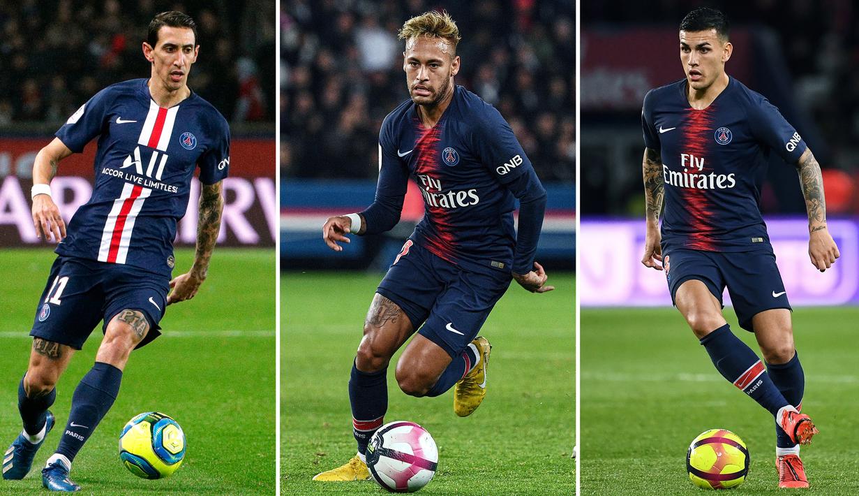 Foto Neymar Angel Di Maria Dan Leandro Paredes Positif Corona Bola Liputan6 Com