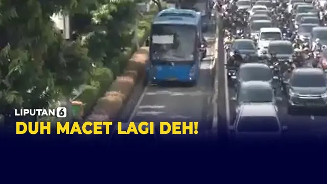 VIDEO: DKI Jakarta Level Satu, Arus Lalin Lebih Macet