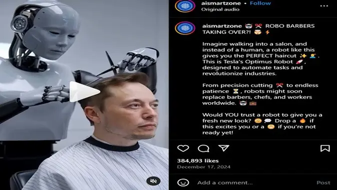 <p>Gambar tangkapan layar video dari akun Instagram @aismartzone.</p>