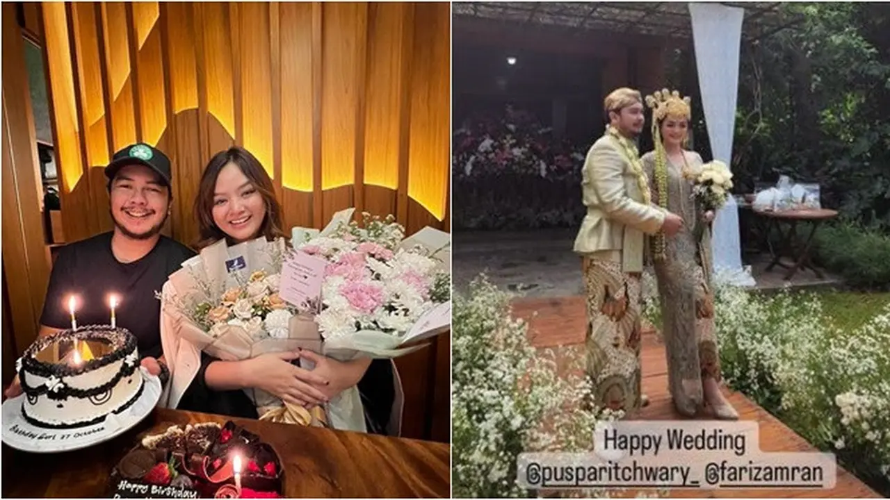 Resmi Menikah, Ini 6 Potret Perjalanan Cinta Artis FTV Puspa Ritchwary dan Suami