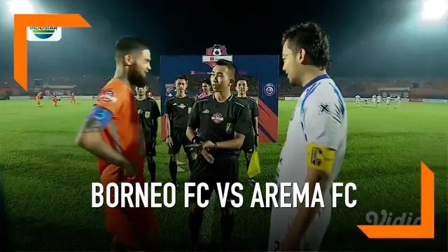 Borneo FC menang 2-0 saat menjamu Arema FC di laga pekan kedua Shopee Liga 1 2019 di Stadion Segiri, Samarinda, Rabu (22/05).