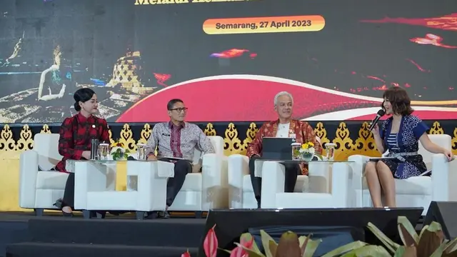 Rapat Koordinasi Daerah (Rakorda) dan Pleno Tim Percepatan Akses Keuangan Daerah (TPAKD) se-Jawa Tengah yang diselenggarakan oleh OJK di Semarang. (Dok OJK)