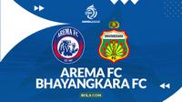 Prediksi&nbsp;Arema FC vs Bhayangkara FC - BRI Super League 2025/2026. (Bola.com/Gregah Nurikhsani)
