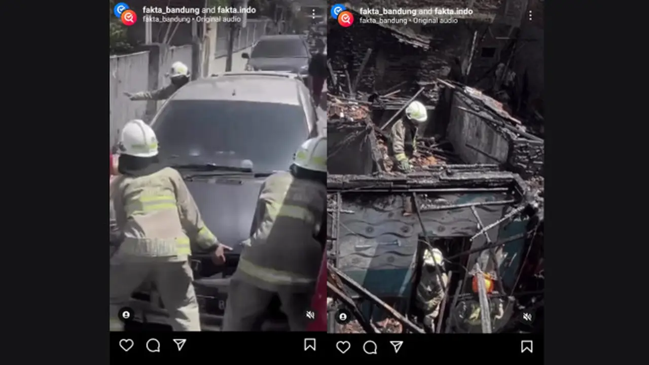 Aksi Parkir Liar Honda Jazz Buat Truk Damkar Sulit Lewat