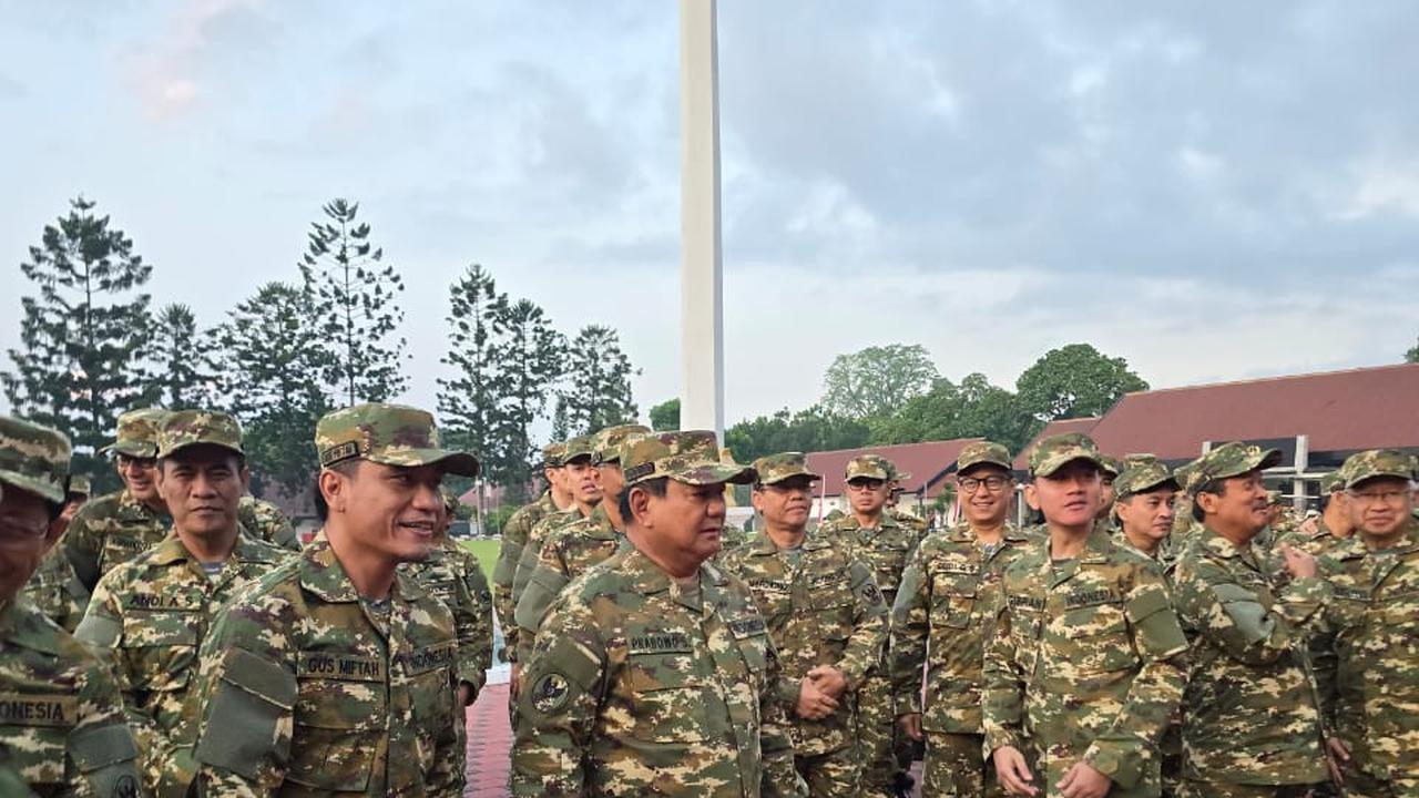 Hari Pertama Ospek Menteri Prabowo di Akmil Magelang
