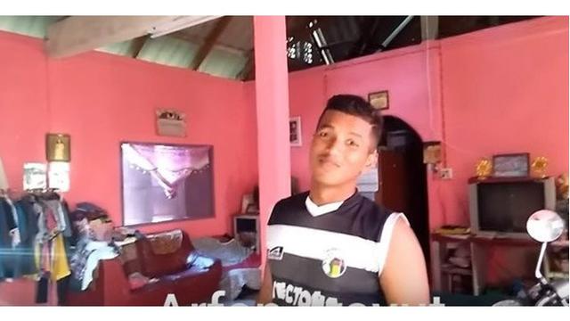 7 Potret Sederhana Rumah Jirayut Afisan (sumber: youtuber/afran jirayut)