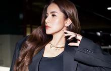 Intip Detail Gaya Kasual Elegan Olla Ramlan dengan Dress Body Fit Hitam